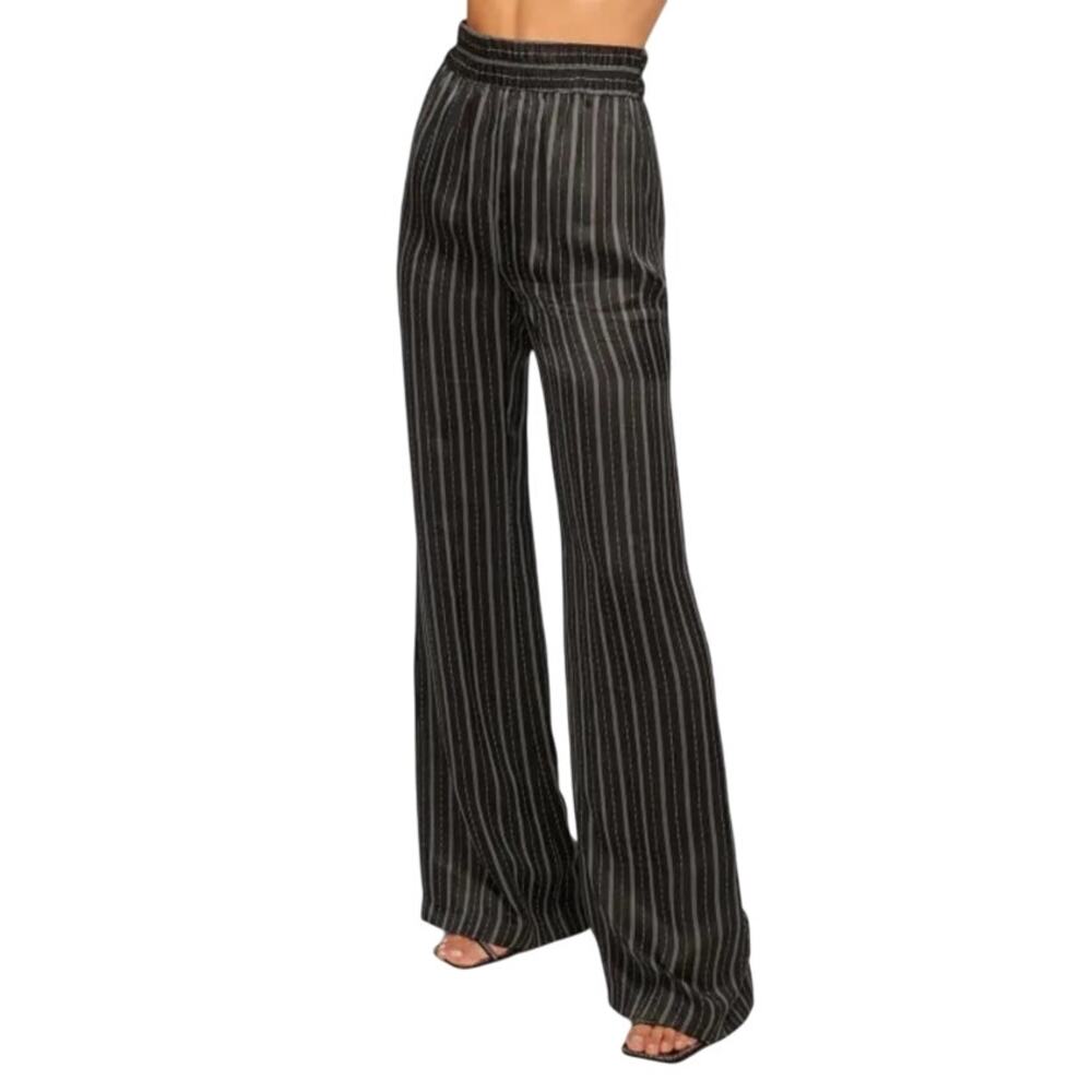 Ramy Brook pants Anahi Variegated striped wide leg size XXL